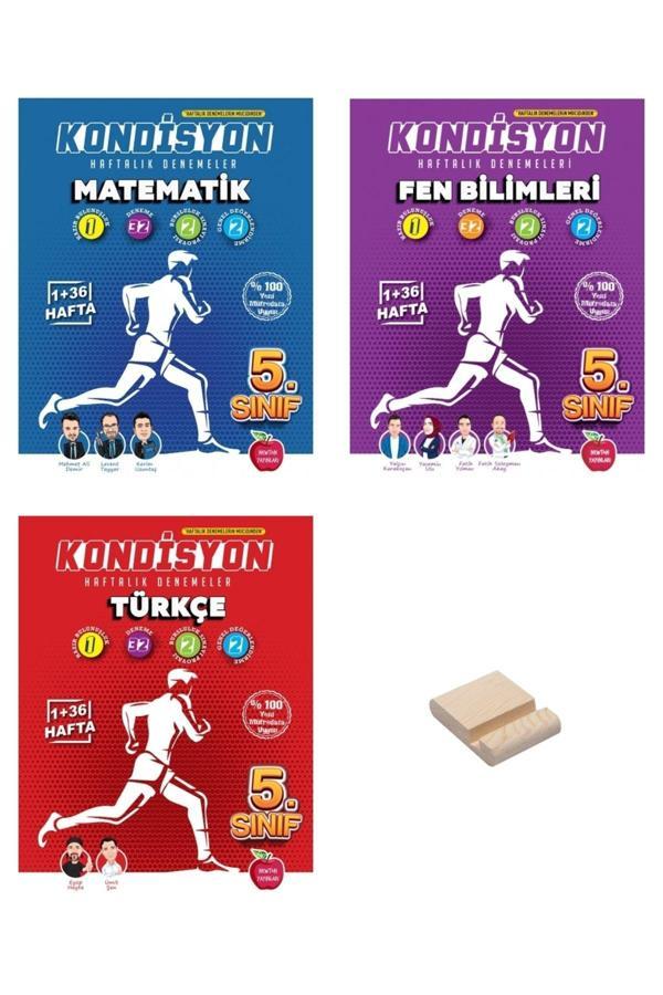 Newton Yayınları 5. Sınıf Kondisyon Matematik Fen Ve Türkçe 3Lü Set Haftalık Denemeleri - Newton Yayınları - Image 1