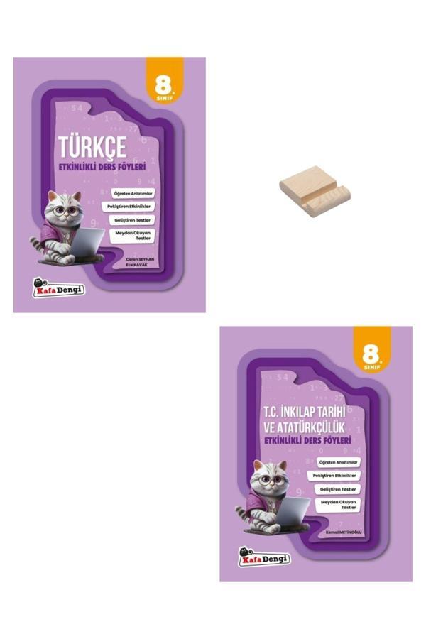 Kafa Dengi Yayınları Lgs 8. Sınıf Türkçe Ve İnkılap Etkinlikli Ders Föyleri - Kafa Dengi - Image 1