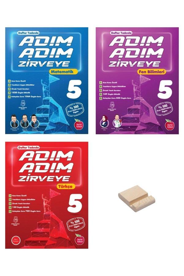 Newton Yayınları 5. Sınıf Adım Adım Zirveye Matematik Fen Bilimleri Ve Türkçe 3Lü Set - Newton Yayınları - Image 1