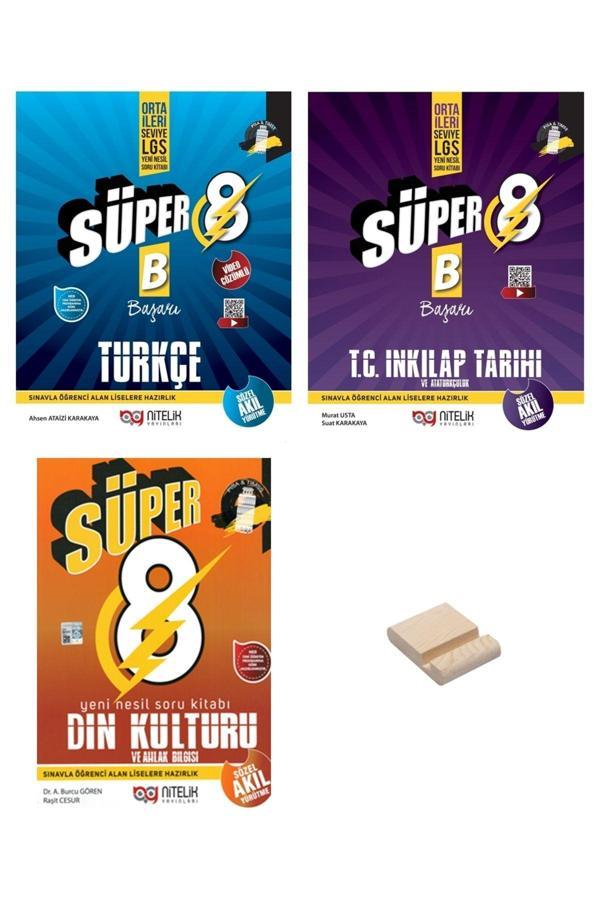 Nitelik Yayınları Lgs 8. Sınıf Yeni Nesil B Türkçe İnkılap Ve Din 3Lü Set Soru Bankası - Nitelik Yayınları - Image 1