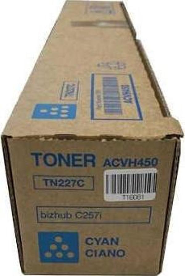 Konica Minolta Tn-227C Cyan Mavi Orjinal Fotokopi Makinesı Toneri Bizhup C257İ 24.000 Sayfa Kapasiteli - Image 1