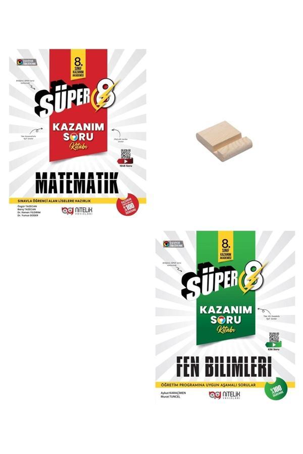 Nitelik Yayınları Lgs 8. Sınıf Kazanım Serisi Matematik Ve Fen Bilimleri Soru Bankası - Nitelik Yayınları - Image 1
