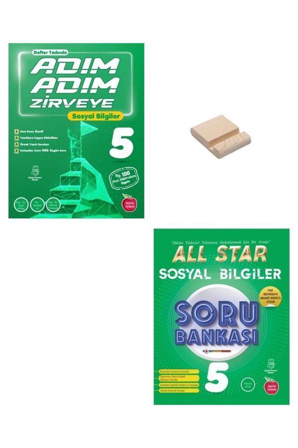 Newton Yayınları 5. Sınıf Adım Adım Zirveye Ve All Star Sosyal Bilgiler Soru Bankası - Newton Yayınları - Image 1