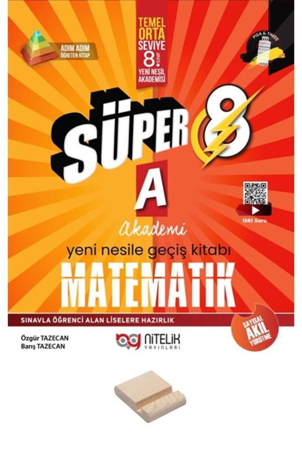 Nitelik Yayınları Lgs 8. Sınıf Yeni Nesile Geçiş A Süper Matematik Soru Bankası - Nitelik Yayınları - Image 1