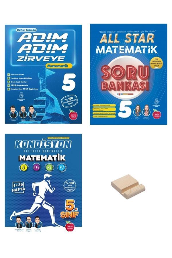 Newton Yayınları 5. Sınıf Adım Adım Zirveye All Star Ve Kondisyon Matematik 3Lü Set - Newton Yayınları - Image 1