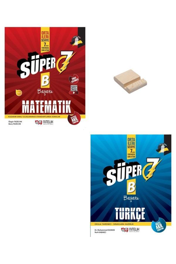 Nitelik Yayınları 7. Sınıf Beceri Temelli B Matematik Ve Türkçe Soru Bankası - Nitelik Yayınları - Image 1