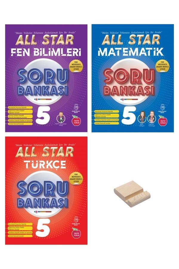 Newton Yayınları 5. Sınıf All Star Matematik Fen Bilimleri Ve Türkçe 3Lü Set Soru Bankası - Newton Yayınları - Image 1