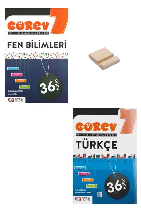 Nitelik Yayınları 7. Sınıf Fen Bilimleri Ve Türkçe 36 Haftalık Görev Föyleri - Nitelik Yayınları - Image 1