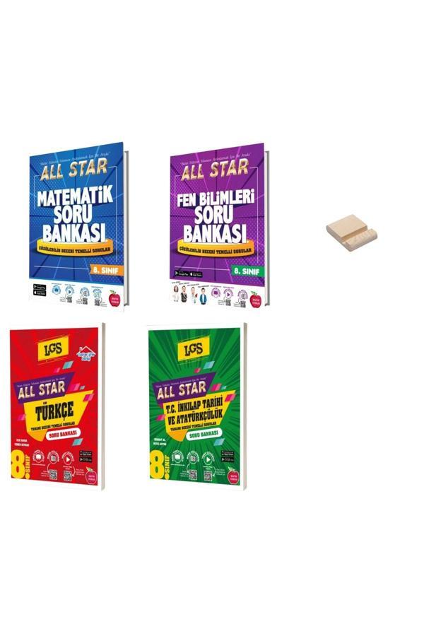 Newton Yayınları Lgs 8. Sınıf All Star Matematik Fen Türkçe Ve İnkılap Soru Bankası 4Lü Set - Newton Yayınları - Image 1