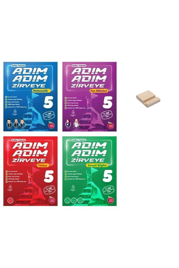 Newton Yayınları 5. Sınıf Adım Adım Zirveye Matematik Fen Türkçe Ve Sosyal 4Lü Set - Newton Yayınları - Image 1