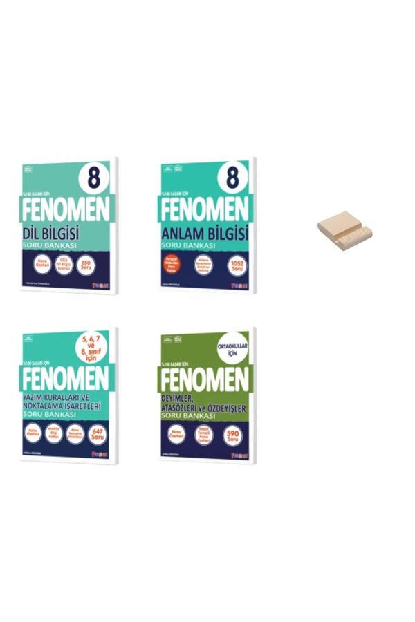 Fenomen Yayıncılık Lgs 8. Sınıf Dil Anlam Yazım Bilgisi Ve Deyimler Atasözleri 4Lü Soru Bankaları - Fenomen Yayıncılık - Image 1
