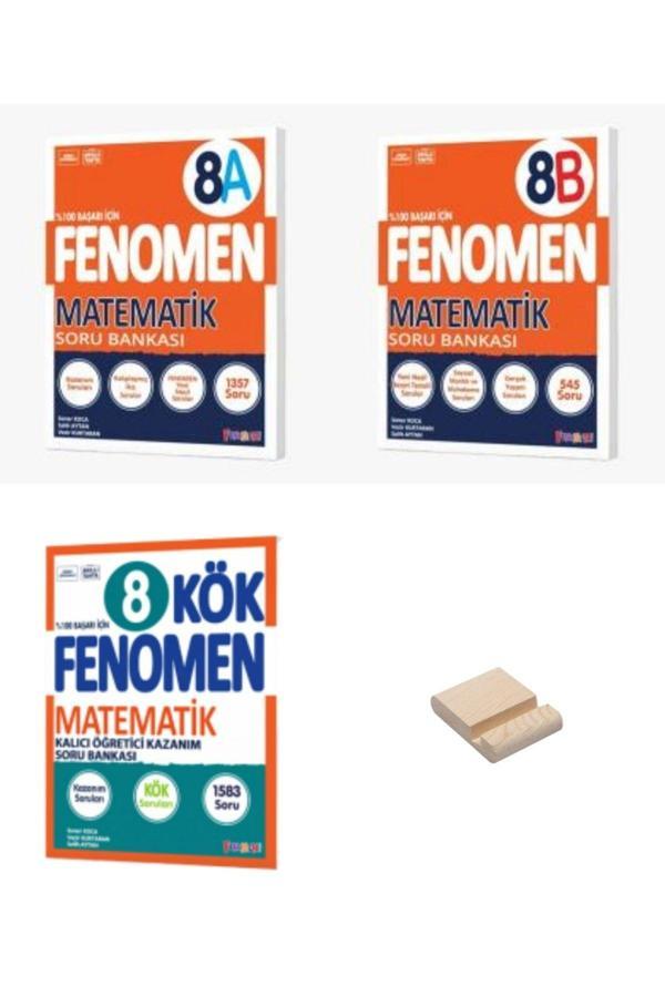 Fenomen Yayıncılık Lgs 8. Sınıf A - B Ve Kök Serisi Matematik Soru Bankaları 3 Kitap - Fenomen Yayıncılık - Image 1