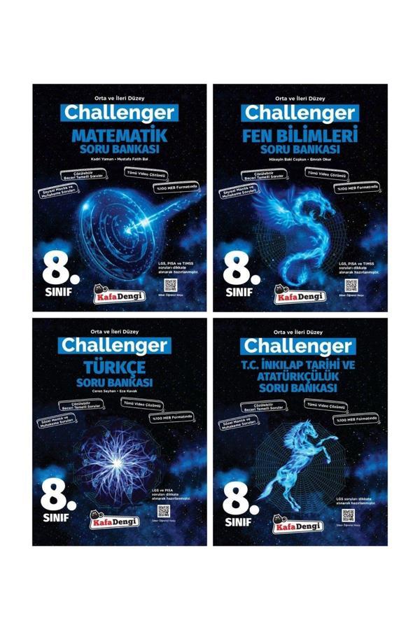 Kafa Dengi Yayınları Lgs 8. Sınıf Challengertüm Dersler 4Lü Set - Kafa Dengi - Image 1