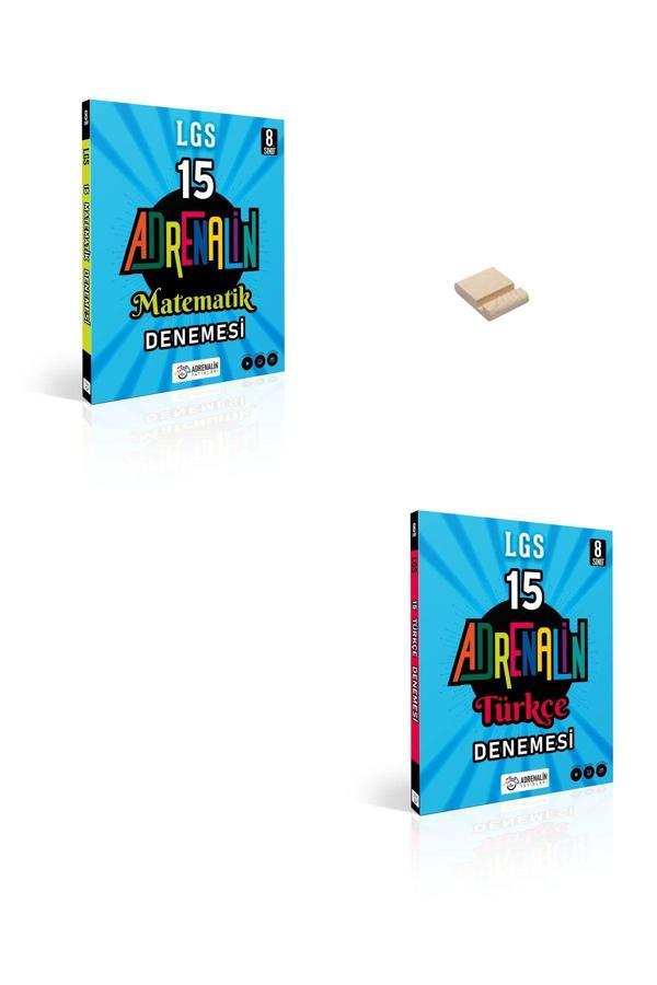 Adrenalin Yayınları Lgs 8. Sınıf Matematik Ve Türkçe Branş Denemeleri - Adrenalin Yayınları - Image 1