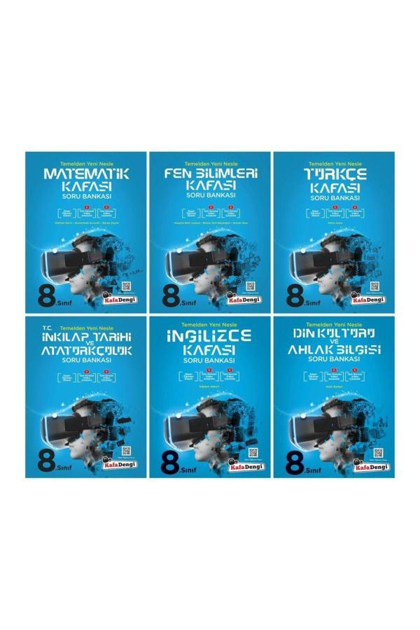 Kafa Dengi Yayınları Lgs 8. Sınıf Soru Bankası Tüm Dersler 6Lı Set - Kafa Dengi - Image 1