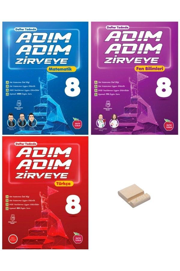 Newton Yayınları Lgs 8. Sınıf Adım Adım Matematik Fen Ve Türkçe Konu Anlatımlı 3Lü Set - Newton Yayınları - Image 1