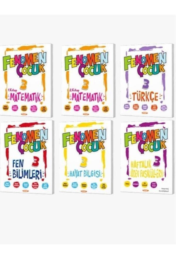 Fenomen Çocuk 3.Sınıf Set (6 Kıtap) + Haftalık Ödev Fasıküllerı 6 Kitap - Fenomen Çocuk - Image 1