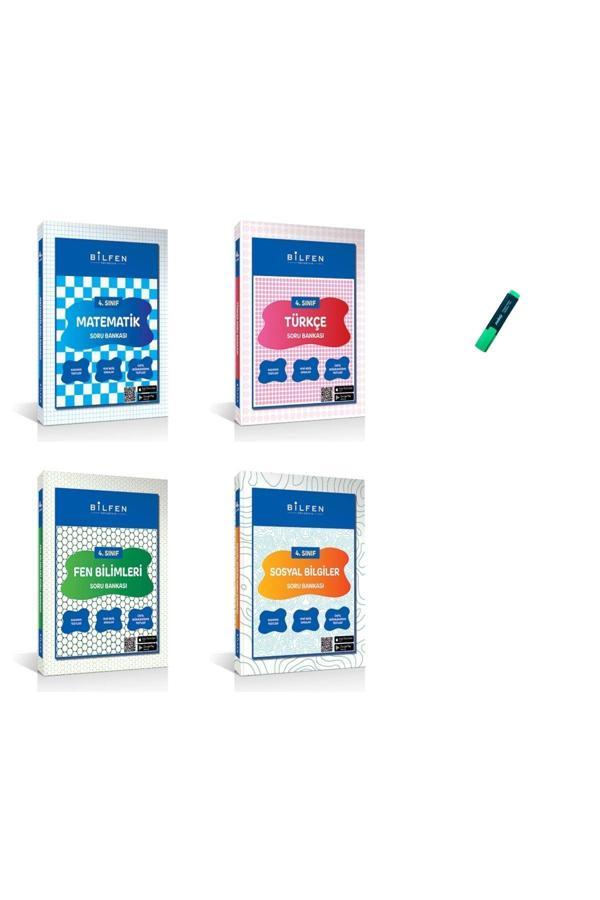Bilfen Yayıncılık 4. Sınıf Yeni Nesil Matematik Türkçe Fen Ve Sosyal Soru Bankası 4Lü Set - Bilfen Yayınları - Image 1