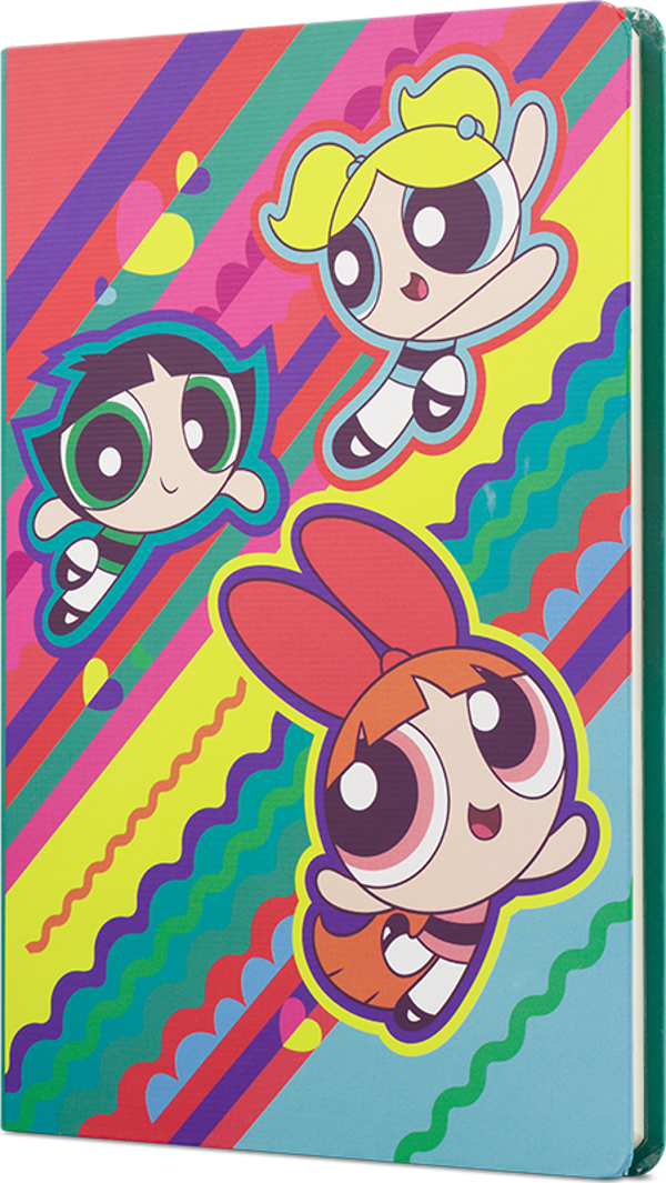 Mabbels The Powerpuff Girls Sert Kapak Butik Not Defteri Yeşil 80 Yaprak Çizgisiz 15X21Cm Dft-388142 - Image 1