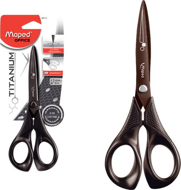Maped Expert Titanium Simetrik Makas 17Cm 3154146841106 - Image 1