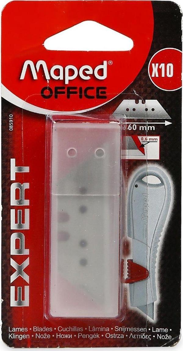 Maped Expert Trapezoid Maket Bıçağı Yedeği (10 Lu Paket) 3154140859107 - Image 1