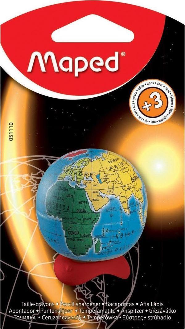 Maped Globe Tek Delikli Kalemtıraş Blister 3154140511104 - Image 1