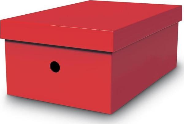 Mas Rainbow Karton Kutu Çok Amaçlı Büyük Boy 25X34X18 Cm Kırmızı - Image 1