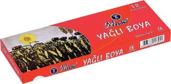 Masis By12 Yağlı Boya Yağlı Boya 9 Ml 12 Renk - Image 1