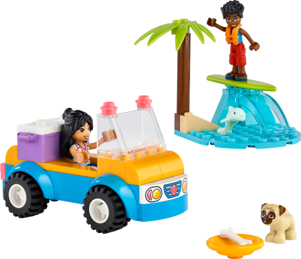LEGO Friends Beach Buggy Fun Plaj Arabası Eğlencesi 41725 +4 Yaş (61 Parça)  - Image 1