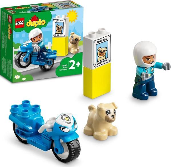 LEGO Police Motorcycle Kurtarma Polis Motosikleti 10967 +2 Yaş (5 Parça)  - Image 1