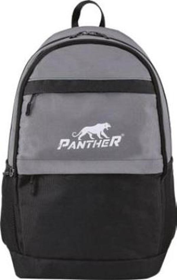 Panther Okul Sırt Çantası Duble Gri-Siyah Pt-4074 - Image 1