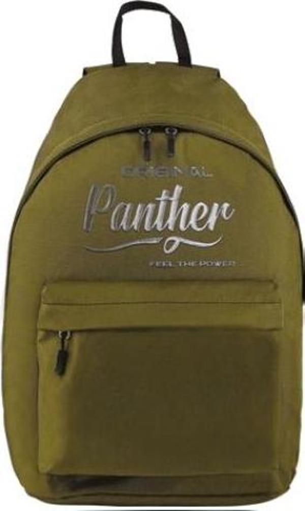 Panther Okul Sırt Çantası Gofre Haki Pt-4371 - Image 1