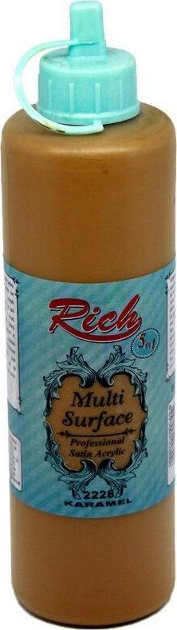 Rich Multi Surface Akrilik Boya 500 Cc Karamel 500-2228 - Image 1