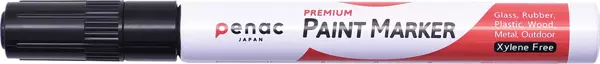 Penac Markör Paint Boya Kalemi Siyah Yuvarlak Uçlu 2-4Mm OT0140-BK (12 Li Paket) - Image 1
