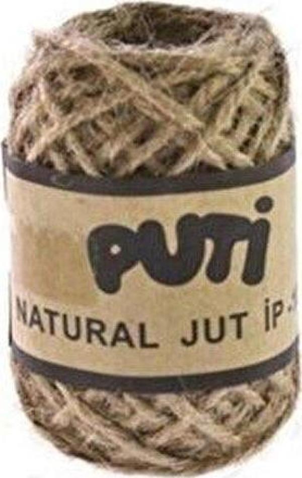 Puti Jut İp 10 Metre Natural 01869 (4 Lü Paket) - Image 1