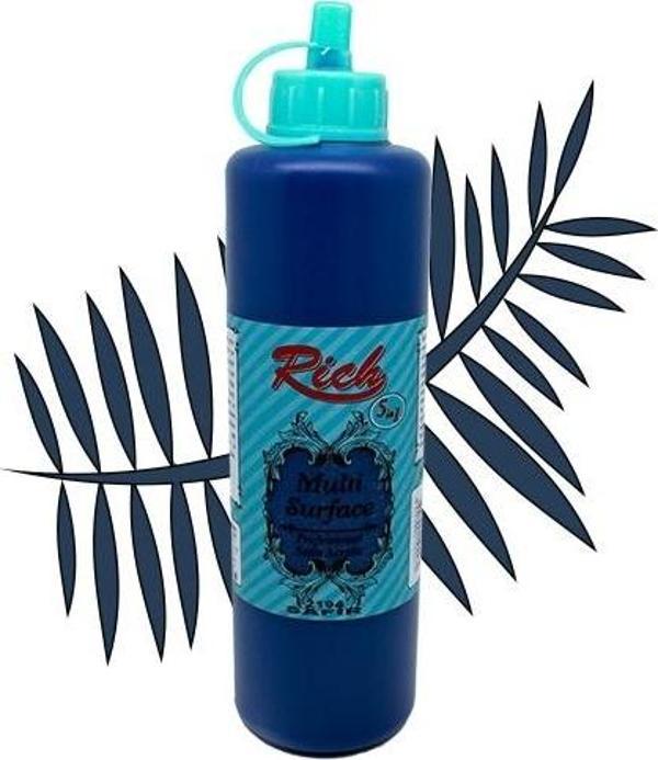 Rich Multi Surface Profesyonel Saten Akrilik Boya 500 Cc Safir 2194 - Image 1