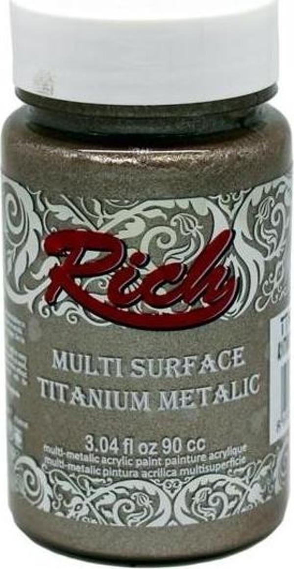 Rich Multi Titanıum Metalik Akrilik Boya 90 Cc Antik Bej 2508 - Image 1