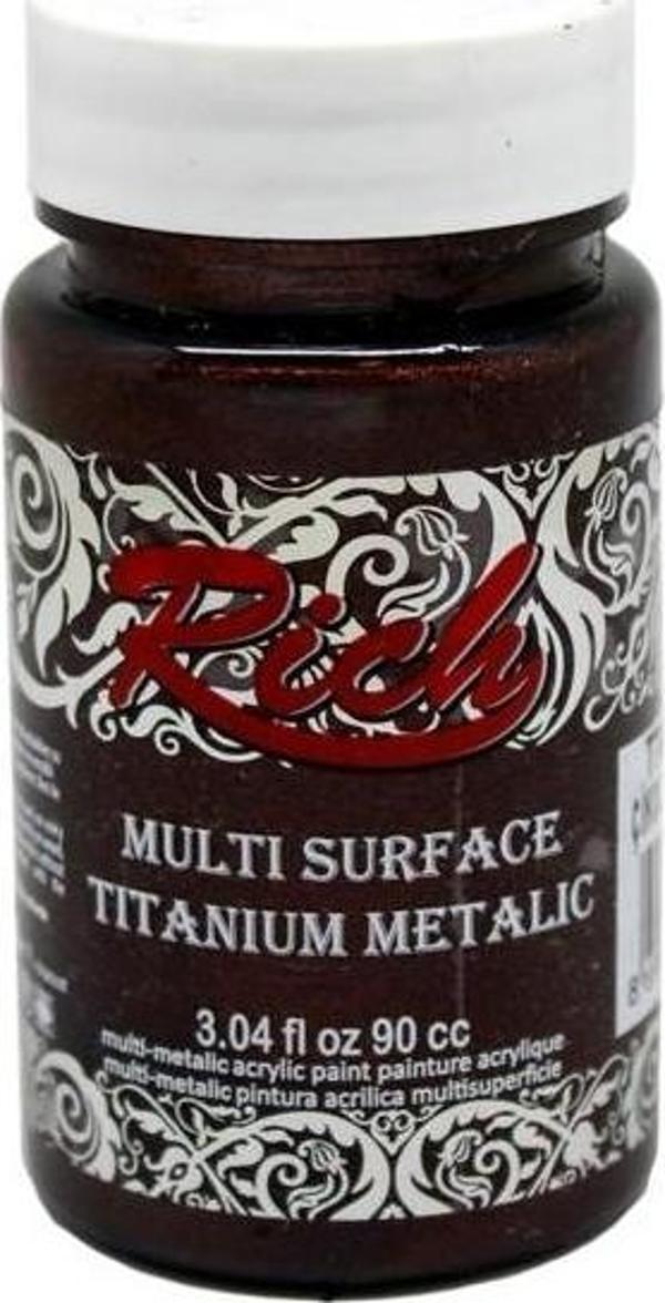 Rich Multi Titanıum Metalik Akrilik Boya 90 Cc Çikolata 2538 - Image 1