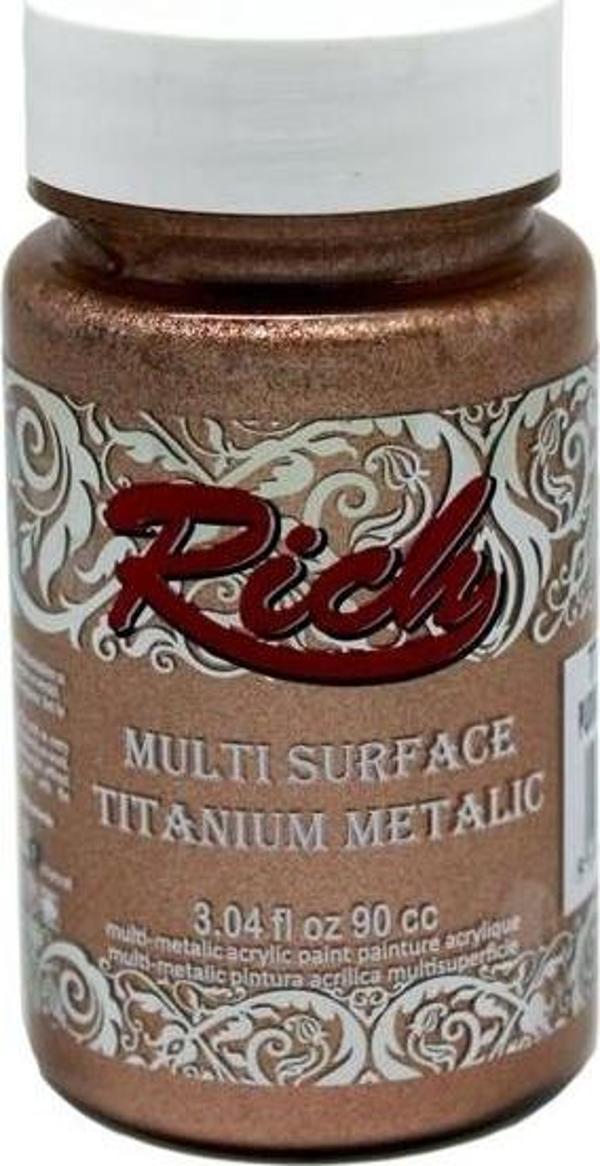 Rich Multi Titanıum Metalik Akrilik Boya 90 Cc Pudra Pembe 2530 - Image 1