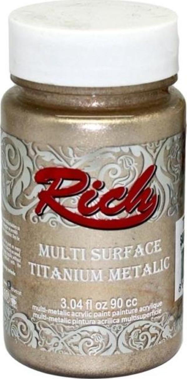 Rich Multi Titanıum Metalik Akrilik Boya 90 Cc Şampanya 2526 - Image 1