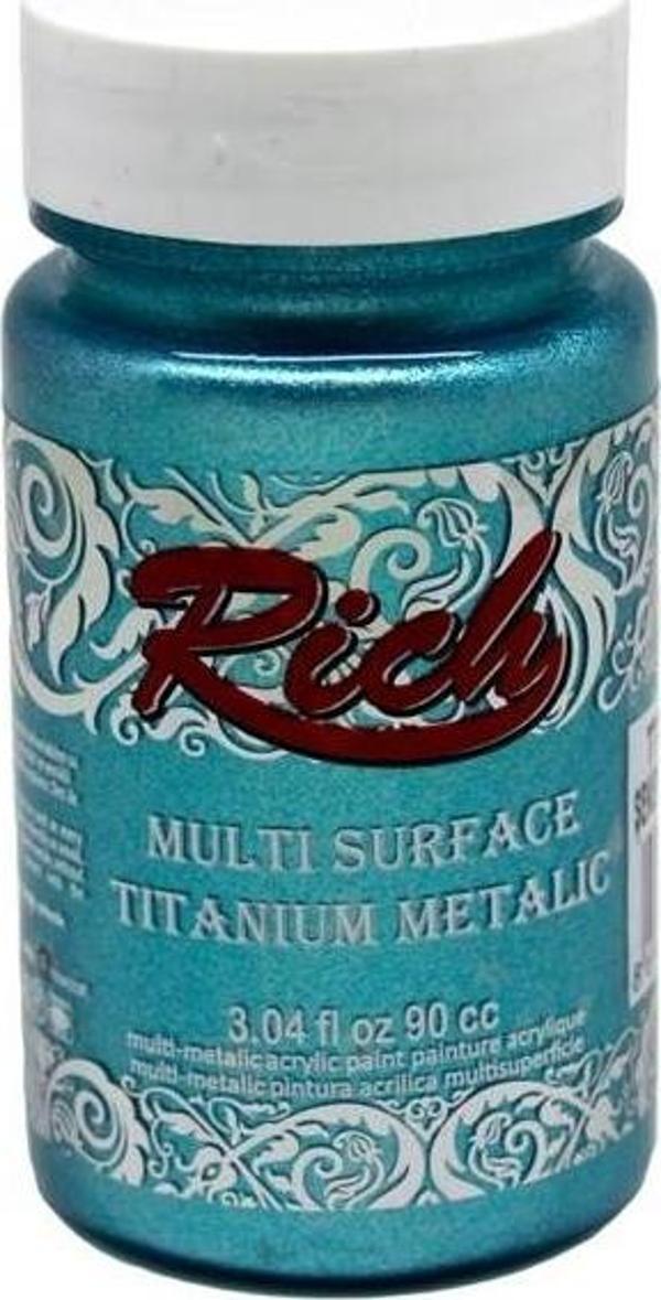 Rich Multi Titanıum Metalik Akrilik Boya 90 Cc Şeker Mavi 2574 - Image 1