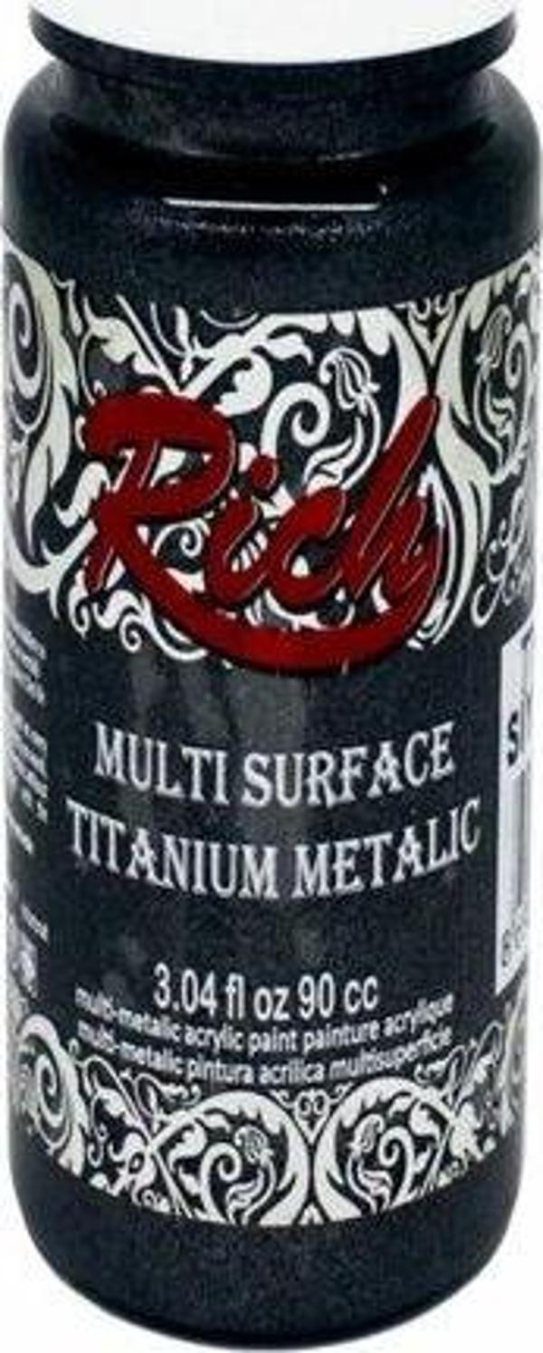 Rich Multi Titanıum Metalik Akrilik Boya 90 Cc Siyah 2544 - Image 1