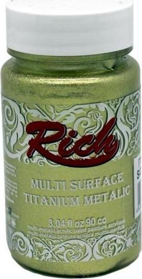 Rich Multi Titanıum Metalik Akrilik Boya 90 Cc Soft Gold 2514 - Image 1