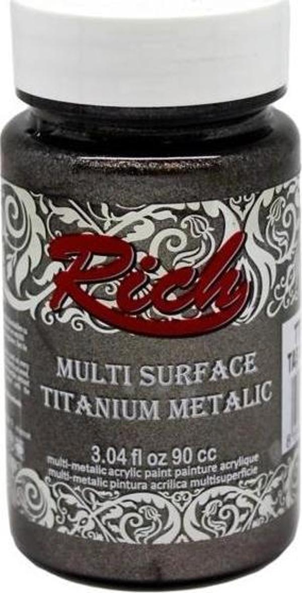 Rich Multi Titanıum Metalik Akrilik Boya 90 Cc Taş Gri 2542 - Image 1