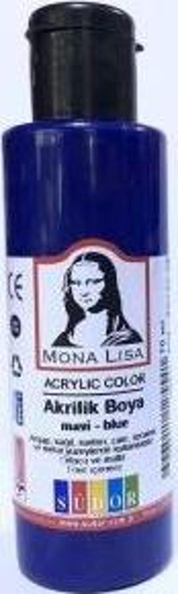 Südor Monalisa Akrilik Boya 70 Ml Aqua Mavi Sd170-07  (12 Li Paket) - Image 1