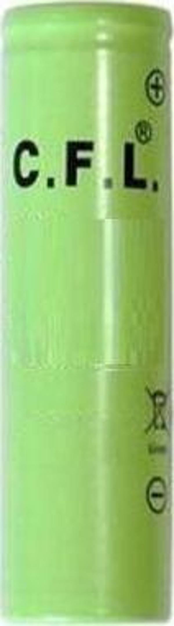 Supex 26500-3200F 3.7V 3200Ma Şarjlı Li-On Pil Düz Kafa Pil - Image 1