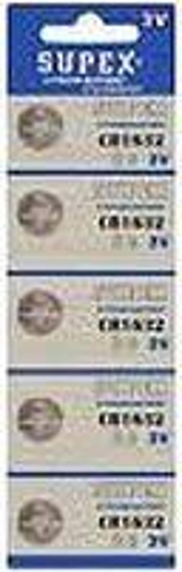 Supex Cr1632-C5 3V Lityum Düğme Pil 5 Li Paket - Image 1