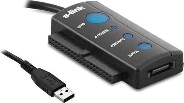 S-Link Usb 2.0 To Sata + Ide Data Çevirici SL-Sata35 - Image 1