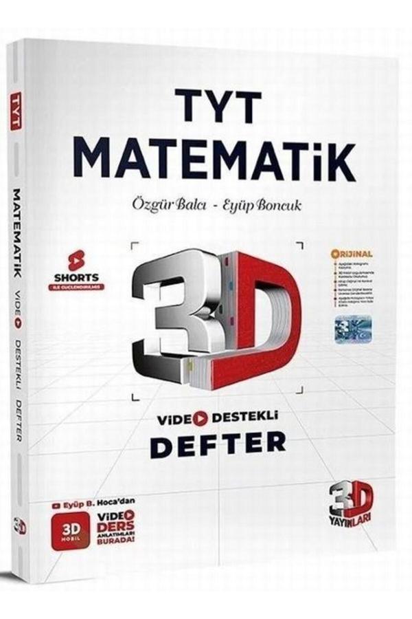 3D Yayınları Tyt Matematik Video Destekli Defter - 3D Yayınları - Image 1