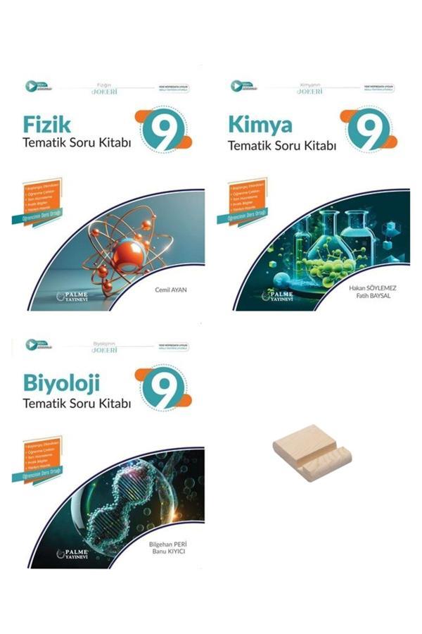 Palme Yayınevi 9. Sınıf Fizik Kimya Ve Biyoloji 3Lü Set Tematik Soru Kitabı - Palme Yayınları - Image 1